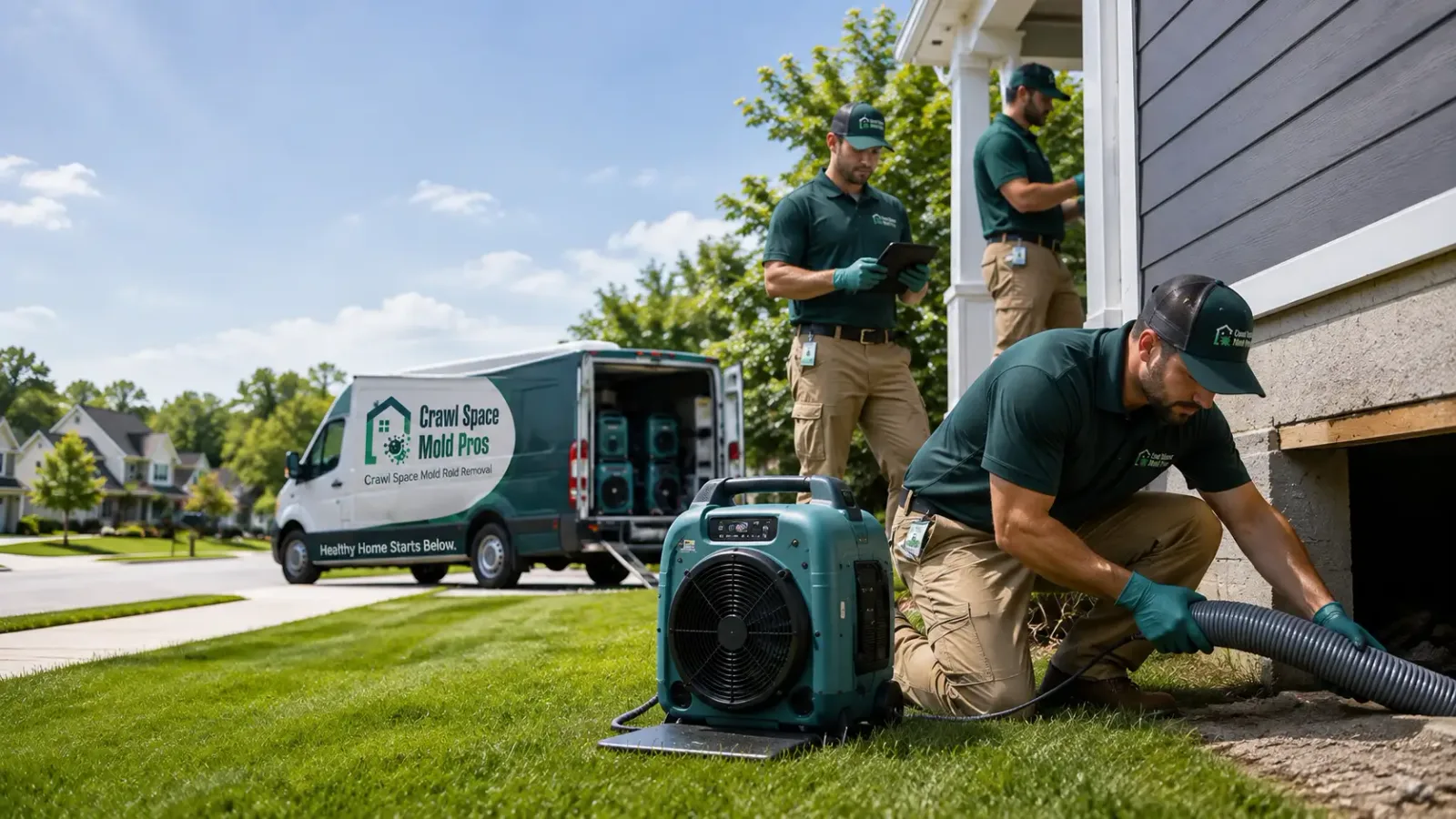 Crawl Space Mold Removal in Palmyra, WI